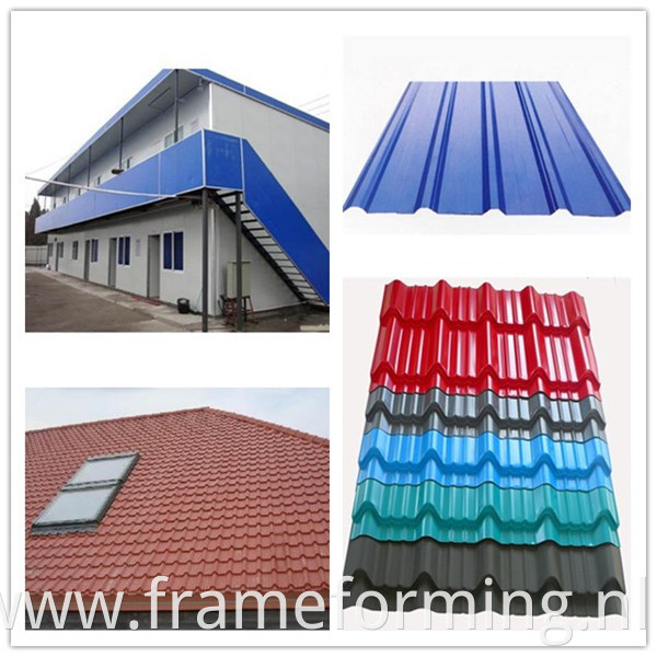 double layer color coated sheet roll forming machine